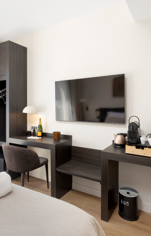 The Patio Room – desk area and workspace