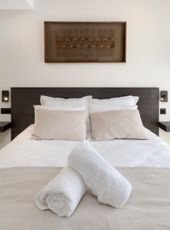 The Superior Room – double bed and warm atmosphere