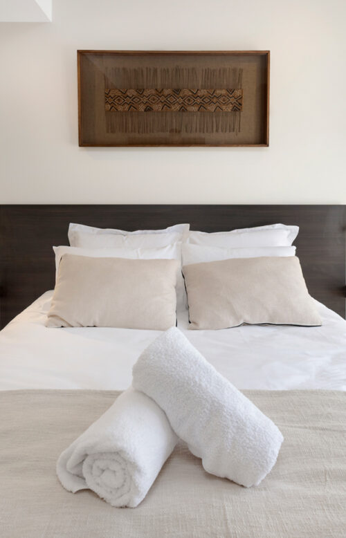 The Superior Room – double bed and warm atmosphere