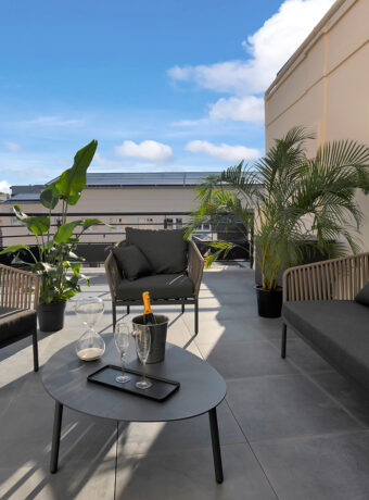 Espace terrasse de chambre Rooftop